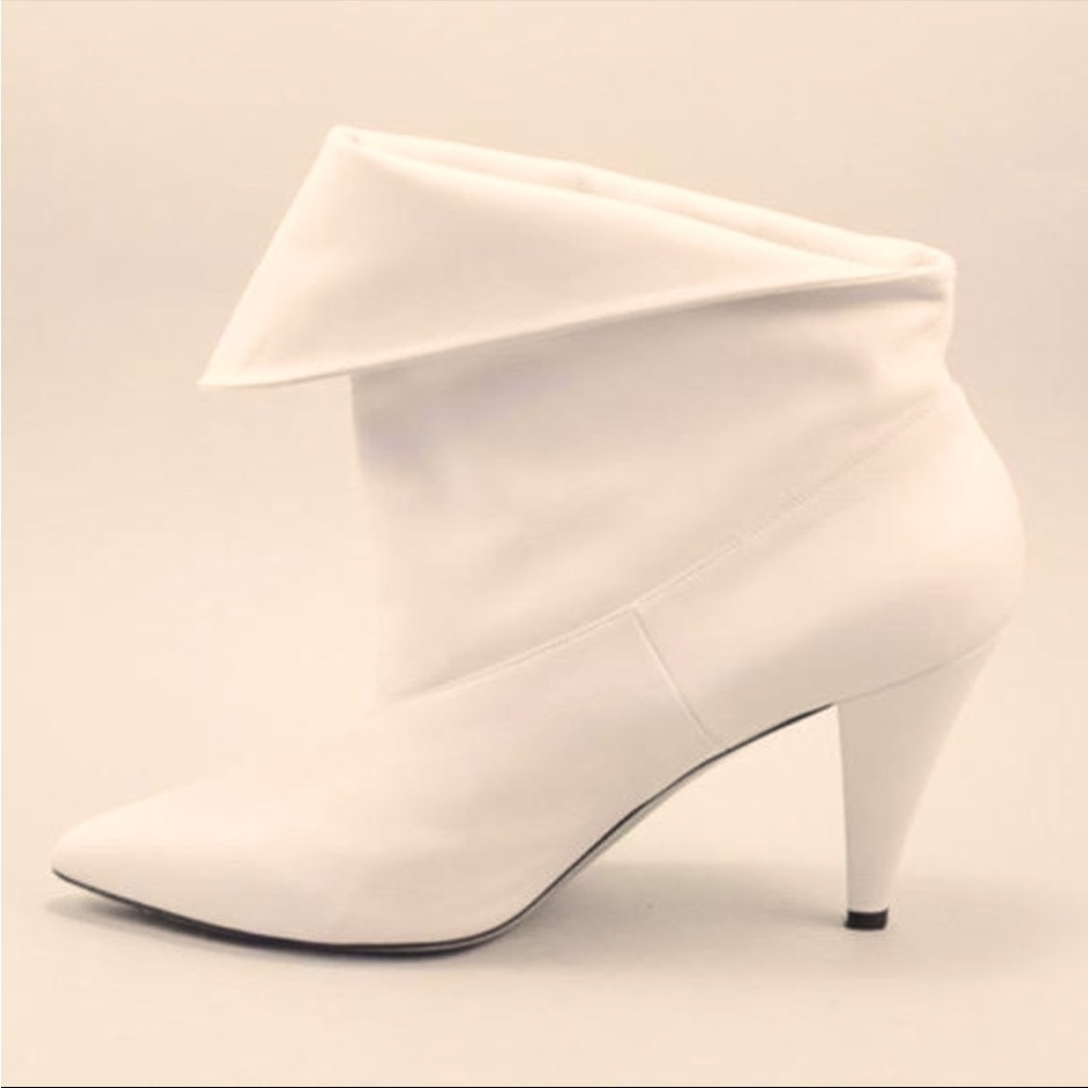 Givenchy White Leather Ankle Boots